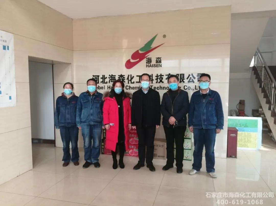 元氏县领导春节前来我公司开展慰问活动