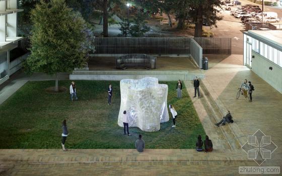 3D打印创造出水泥花朵景观亭效果-3D打印创造出水泥花朵景观亭第10张图片