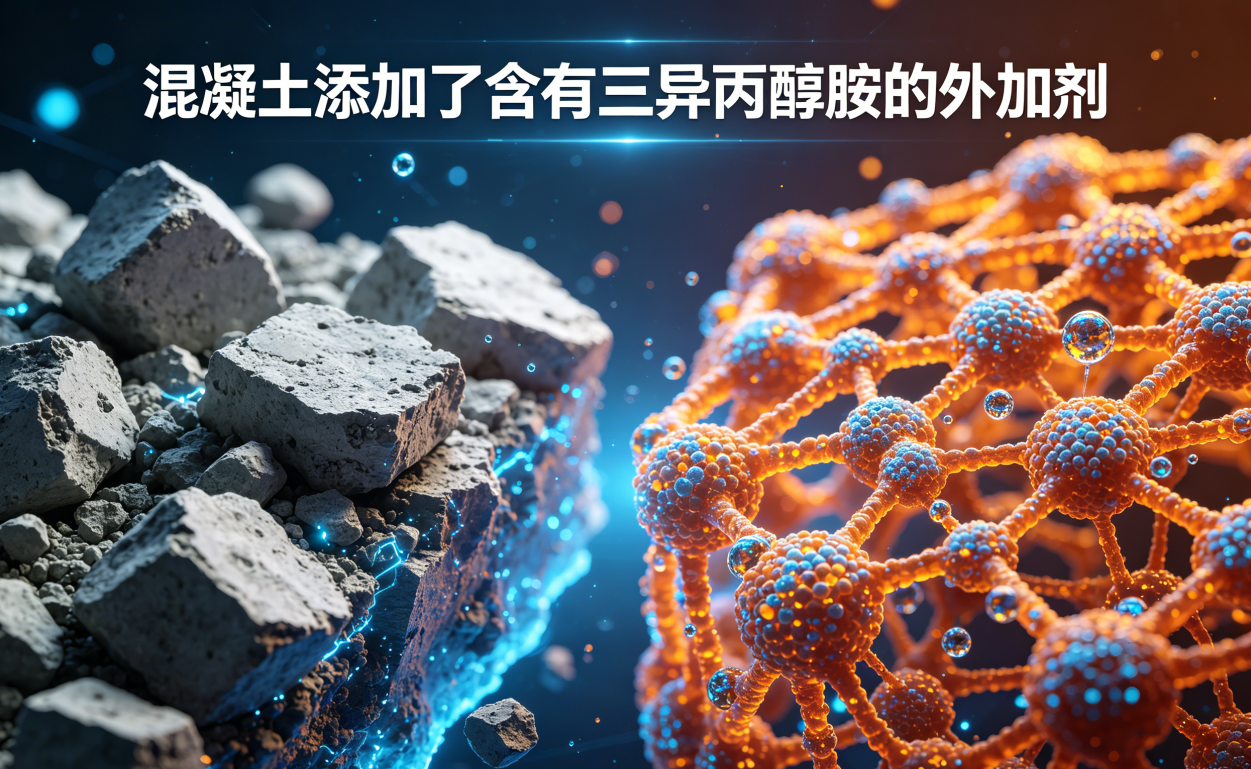 混凝土里加了含三异丙醇胺的外加剂,效果到底有多“炸”? 混凝土里加了含三异丙醇胺的外加剂,效果到底有多“炸”?