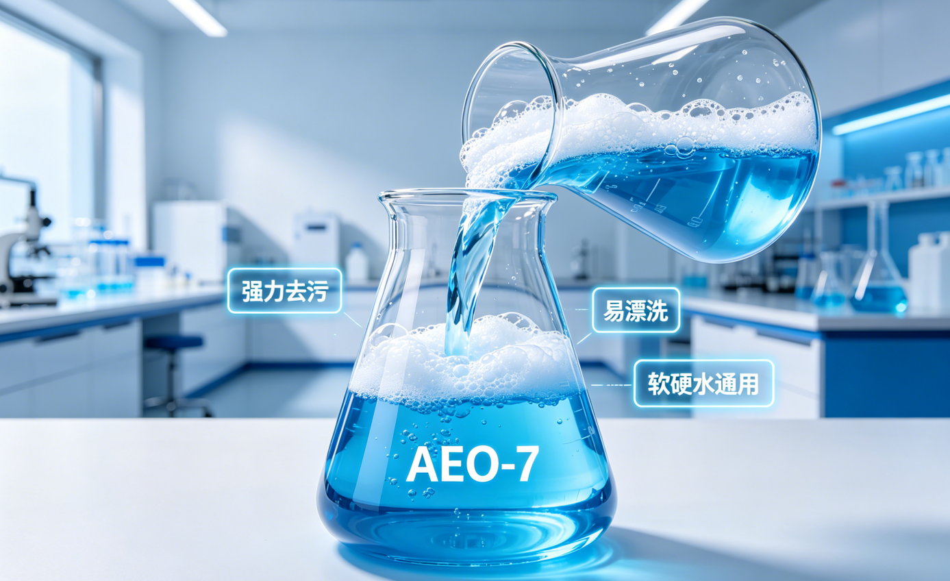洗涤剂配方的“黄金三角”:去污、泡沫、漂洗,AEO-7一招制胜 洗涤剂配方的“黄金三角”:去污、泡沫、漂洗,AEO-7一招制胜