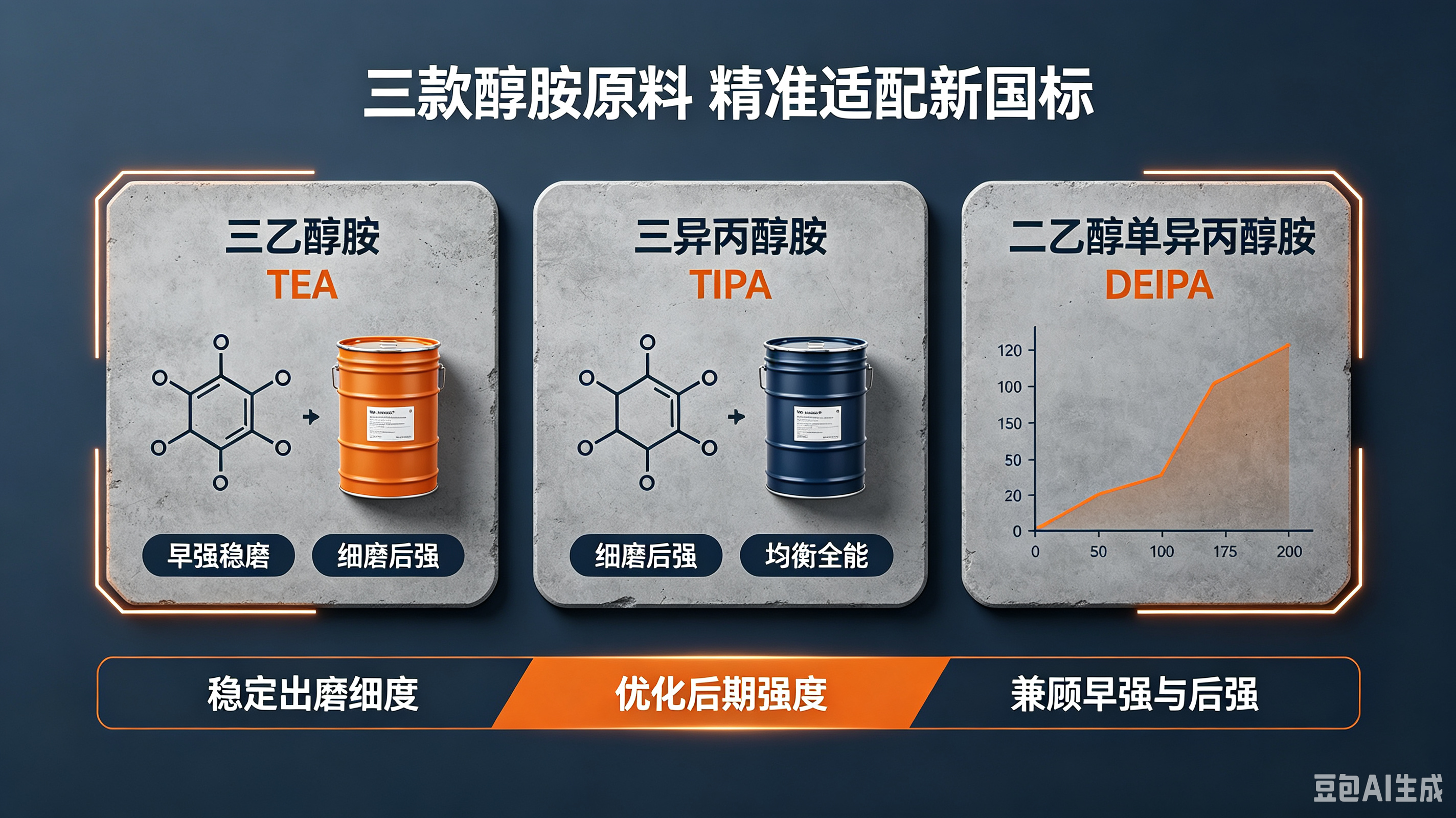 倒计时3天!水泥细度新国标落地,三款核心醇胺原料精准破局检测难题 倒计时3天!水泥细度新国标落地,三款核心醇胺原料精准破局检测难题
