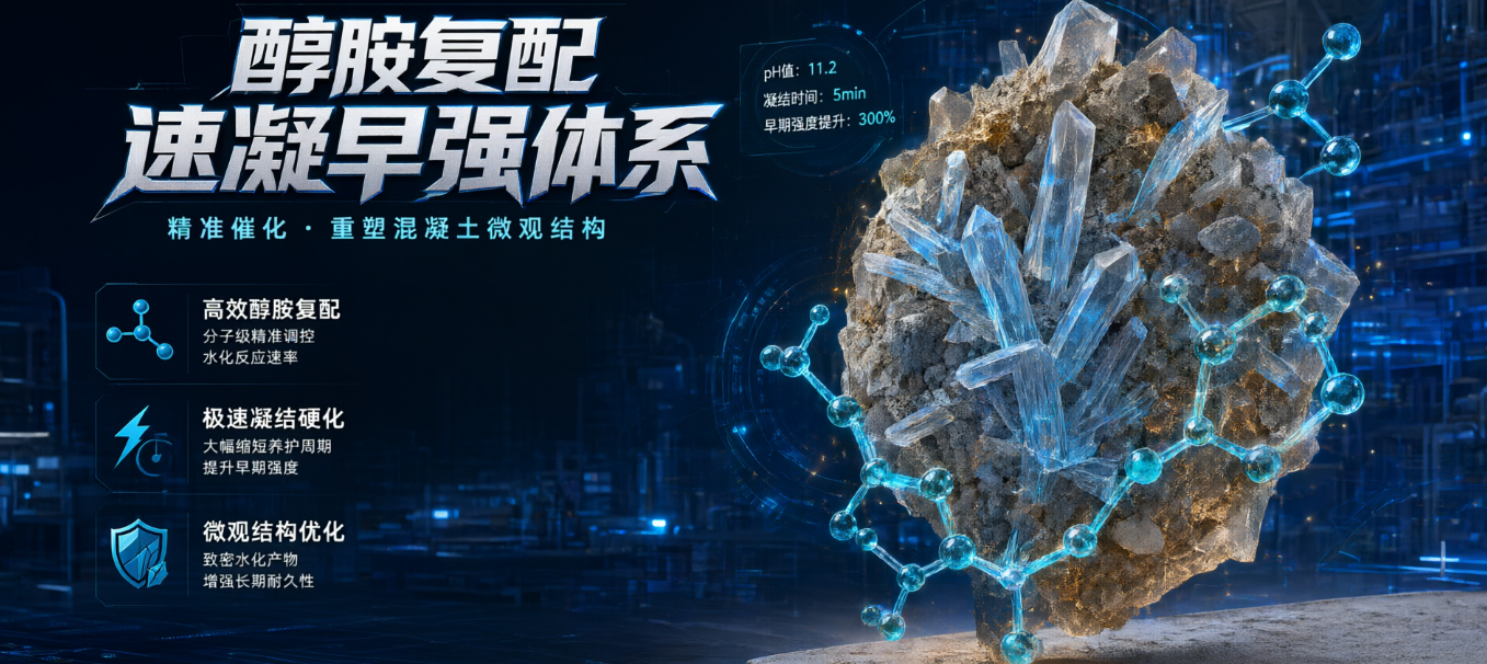 复配醇胺配方，为什么有的厂家加了反而凝结时间不稳？