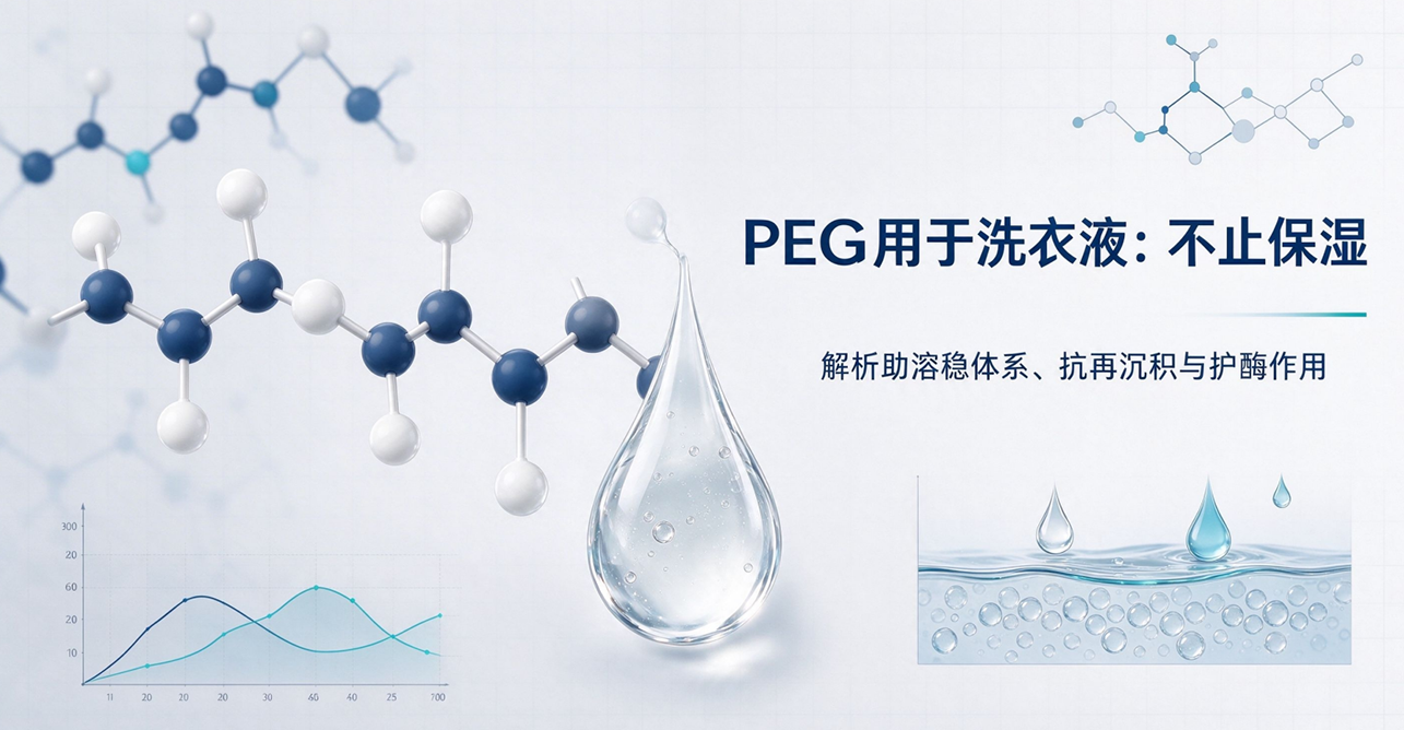 PEG 用于洗衣液：不止保湿，这些核心应用价值常被忽略